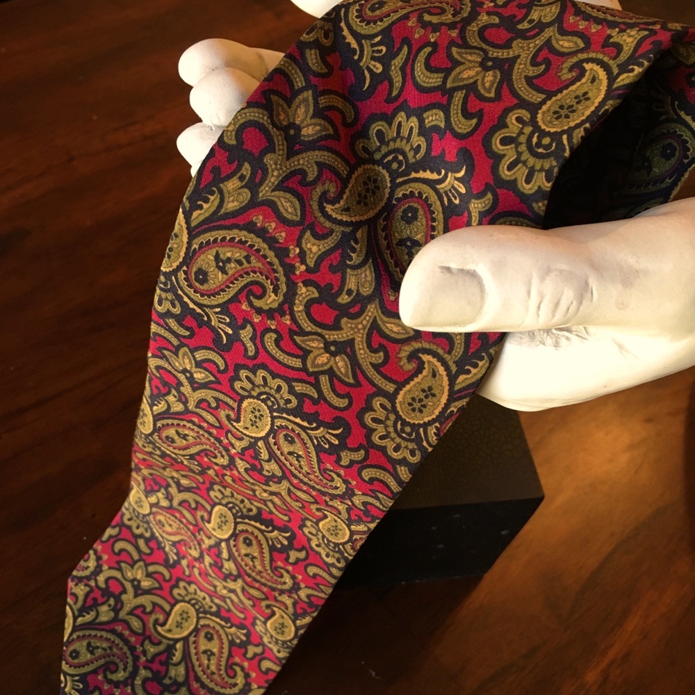 TOBY 100% Silk tie made in Italy